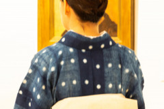 Geisha in Museum of Contemporary Art in Tokyo